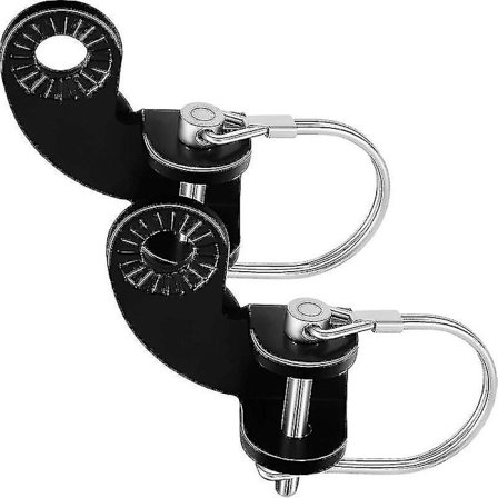 2 sæt Burley cykelanhænger cykelanhænger kobling montering adapter vinklet udskiftning konnektor 12,2 mm cykelanhænger kobling kompatibel med Burley T