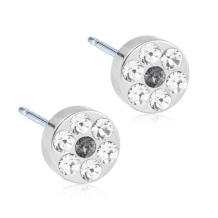 Blomdahl Örhängen Natural Titanium Brilliance Plenary 5mm