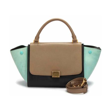 Celine Vintage, Pre-owned Trapeze Handbag Zwart, Dames, Maat:ONE Size