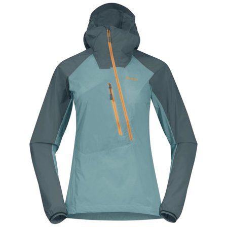 Bergans Cecilie Light Wind Anorak Women's Women unlined jacket Green S