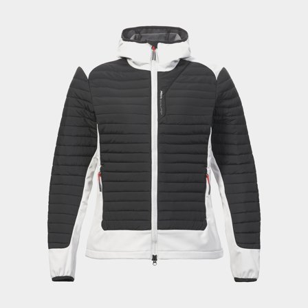 Lekka kurtka / kurtka ocieplana Musto Evolution Loft Hooded, Platinum, damska, Large (UK 14) - Jachtowa