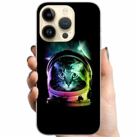 Apple Iphone 14 Pro Tpu Mobilskal Space Cat