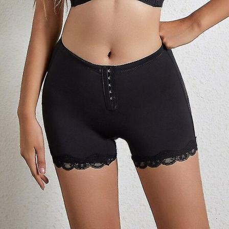 Kvinnor High Waist Control Butt Lifter Korrigerande Trosor Hollow Out Ass Hip Shaper Butts Big Ass Lift Push Up Shapewear,svart XXXL