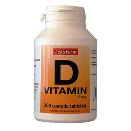 Lekaform D-Vitamin 300 tabl, Helse & Madvarer, Vitaminer, D-vitamin