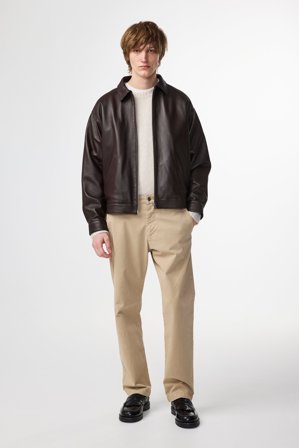 NN07 Aden Chino male Khaki Organic Cotton Blend