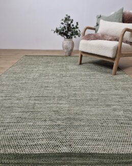 Ullmatta Torsby Grön - 75x150 cm - KM Carpets