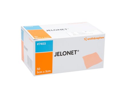 Jelonet Steril vaselinkompress 5 x 5 cm, 50 stk.