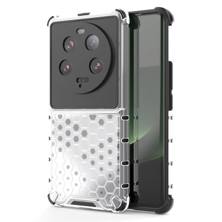 Bofink Honeycomb Xiaomi 13 Ultra skal - Silver/Grå