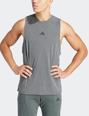 adidas Performance D4T Tank - Grey - XXXL