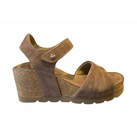 Panama Jack Valley Brun, Dame Sandaler med kilehæl, Størrelse: 40 EU