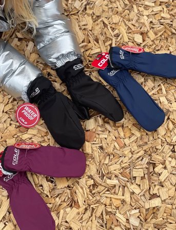 COLD Soft Shell Mitten Jr - Black - 8-9