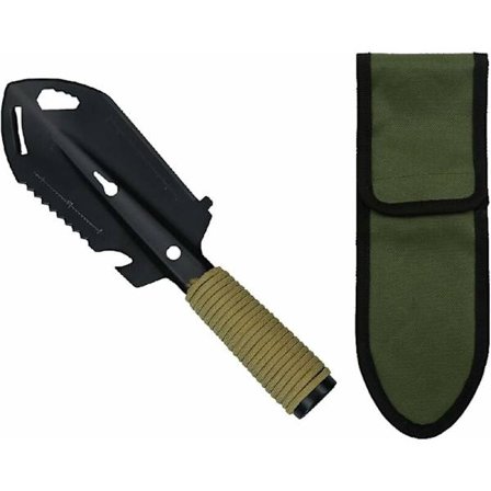 Mini Metal Garden Shovel, Stainless Steel Garden Tool for Garden Shovel, Multi Tool Garden Shovel for Camping Gadgets, Suitable for Camping Travel(B