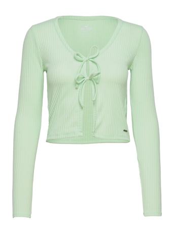 Hco. Girls Knits Neuletakki Vihreä Hollister