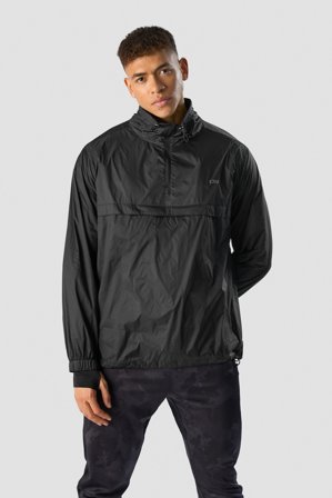 ICANIWILL - Mercury Anorak Black Men - Heren - sportkleding van ICIW