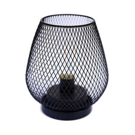 Batteridrevet LED-lanterne i metallbur med LED-lys, ideell for bryllup, fester, uteplassarrangementer, innendørs og utendørs bruk