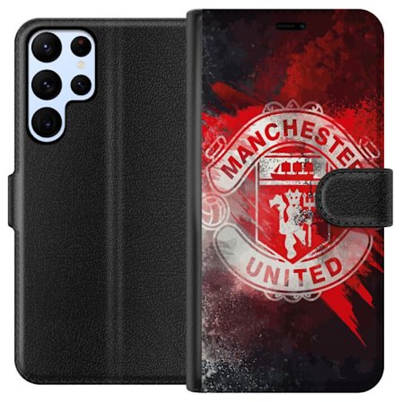 Kompatibelt Lommeboketui til Samsung Galaxy S24 Ultra Manchester United F.C.
