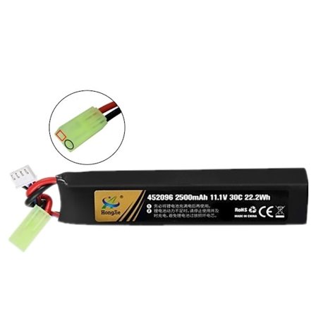 11.1v Lipo batteri til vandpistol Airsoft 11.1V 3S 2500mAh 30C 452096 batteri til Airsoft BB luftpistol Elektrisk legetøj Pistoldele