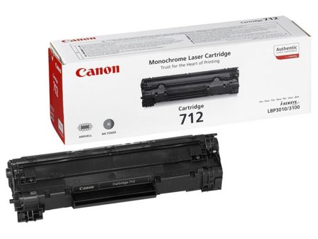 Canon Toner 712, 1870B002, svart, singelförpackning - Lyreco - Toner och bläck - Tonerkassetter - Toner Canon