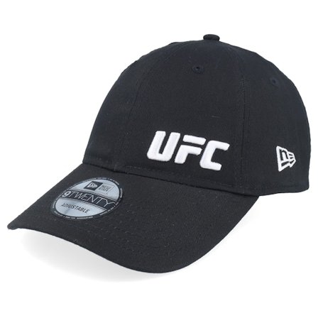 New Era - Nero unconstructed Cappellino - UFC Core Flawless 9TWENTY Black/White Dad Cap @ Hatstore
