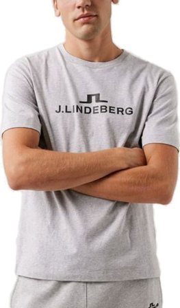 J.Lindeberg Men's Alpha T-Shirt Men short-sleeved sweaters Grey M