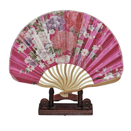 Vifte - Skjellformet bølget [Brun] - Roserød