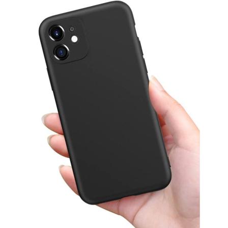 Skal I Gummi, Iphone 11 Pro Max, Matt Svart Svart