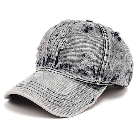 Sommervasket Denim Jente Baseball Caps Sommer Justerbar Unisex Baseball Caps
