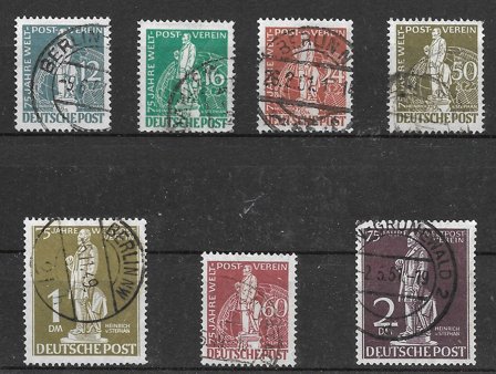 Berlin 1949 - AFA 35-41 - Stemplet