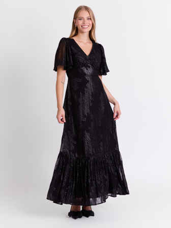 MATCH - Jamina kjole - Donna - Str. 38 - Dame - Kjoler & Skjørt - Svart - 80% Viskose, 20% metakk