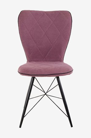 Loft24 - Spisebordsstol Viola, 2 stk. - Lilla - Stole - Fra Homeroom