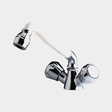 Krandusch båt Barka MD3112, med roterbar pip, 3/8" G (BSP), förkromad mässing