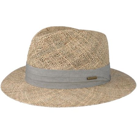Stetson - Beige straw Hatt - Seagrass Traveller Beige/Grey Straw @ Hatstore