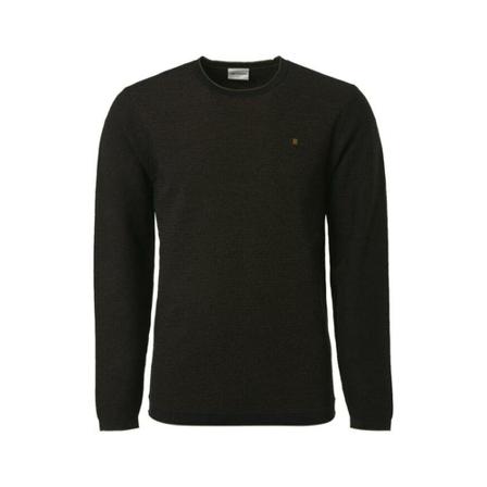 No Excess, Round-neck Knitwear Zwart, Heren, Maat:L