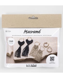 DIY Makramé Ørering - Creativ Company