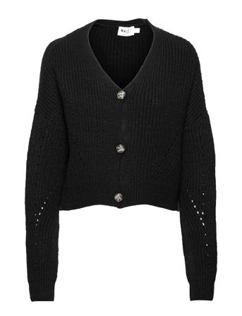 Over D Cropped Cardigan Black NA-KD
