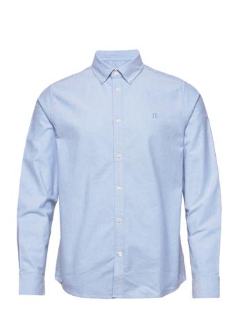 Kristian Oxford Shirt Skjorta Casual Blå Les Deux