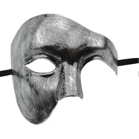 Herremaske Halloween Phantom Of The Opera Maskerade Maske