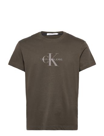 Archival Monogram Flock Tee Green Calvin Klein Jeans
