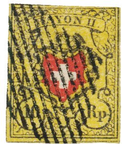 Schweiz 1850 - MICHEL 8II - Stemplet