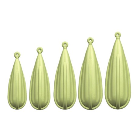 Fiskeövningspluggar Slitstarka Kastpluggar för Lekplats Gård Gräsmatta Orange 5st