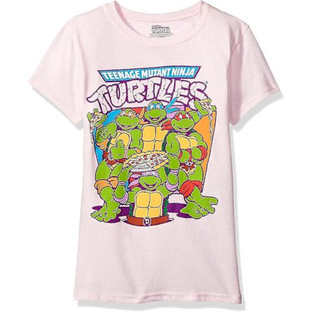 Nickelodeon Teenage Mutant Ninja Turtles Pizza T-shirt för flickor