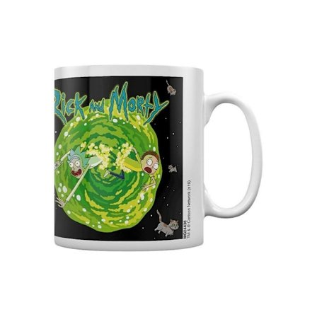 Rick And Morty Flytande Katt Dimension Mugg En Storlek Svart/Grön