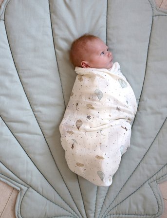 Cam Cam Copenhagen Swaddle - Gots - Cream - ONE SIZE