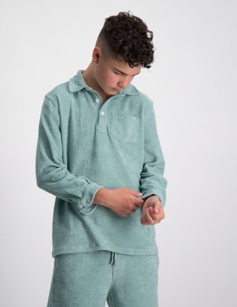 Nikben Terry Studio Grå Skjortor Kille - Kids Brand Store