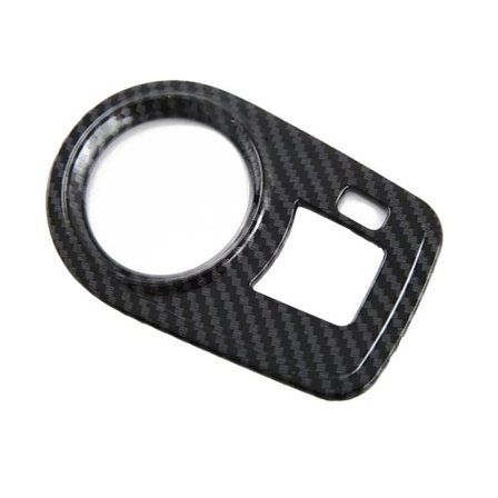 Velegnet til MG4 EV2022-2024 Carbon Fiber Auto Car Light Control Sticker Forlygteafbrydere Cover Trim Styling Tilbehør