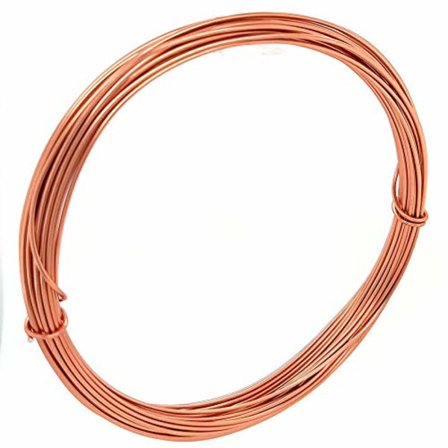 16,4 fot koppar-färgad aluminiumtråd, 1,5 mm diameter