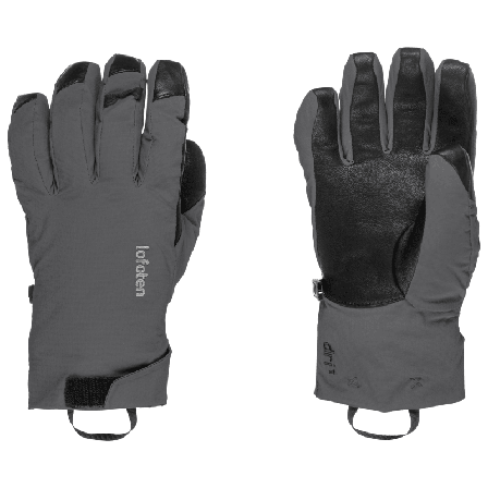 Norrøna Lofoten Dri1 Primaloft170 Short Gloves Unisex ski gloves Grey L