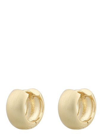 Avenue Small Wide Round Ear Accessories Jewellery Earrings Hoops Gull SNÖ Of Sweden*Betinget Tilbud