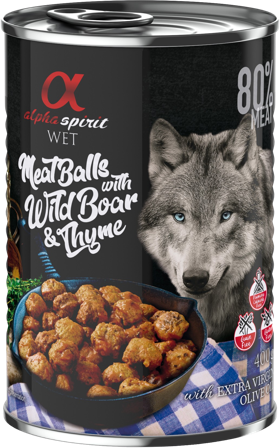 Alpha Spirit Meat Balls with Wild Boar and Thyme 400 g