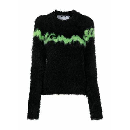 Msgm Sweater Sort, Dame